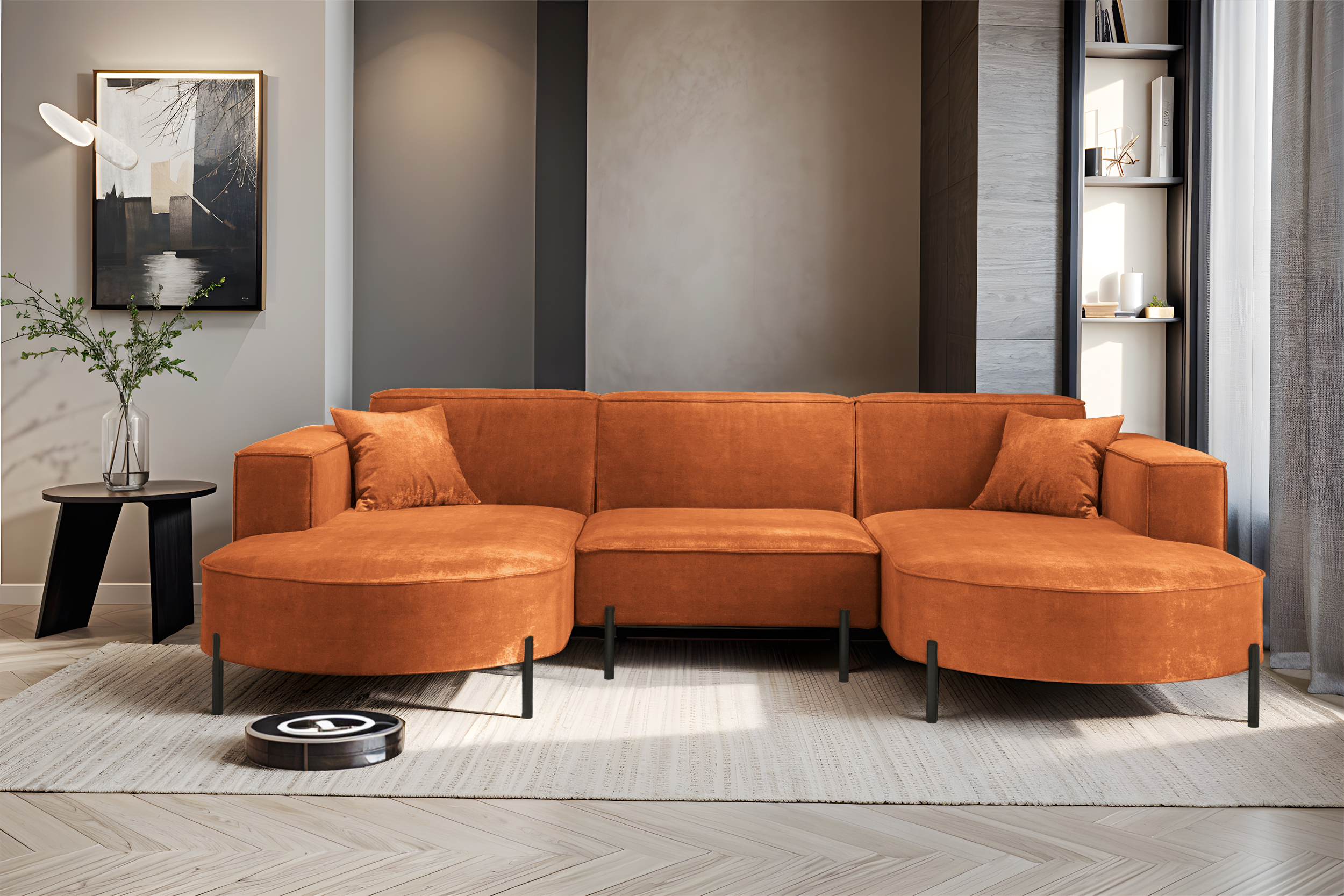 Parma U Hills Ecksofa U-Form